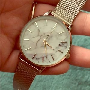 ✨✨White and Silver Marble Face Watch ✨✨